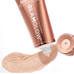New GLAMGLOW Brightmud Dual-Action Exfoliating Treatment 4.5 oz &  Supermud .48